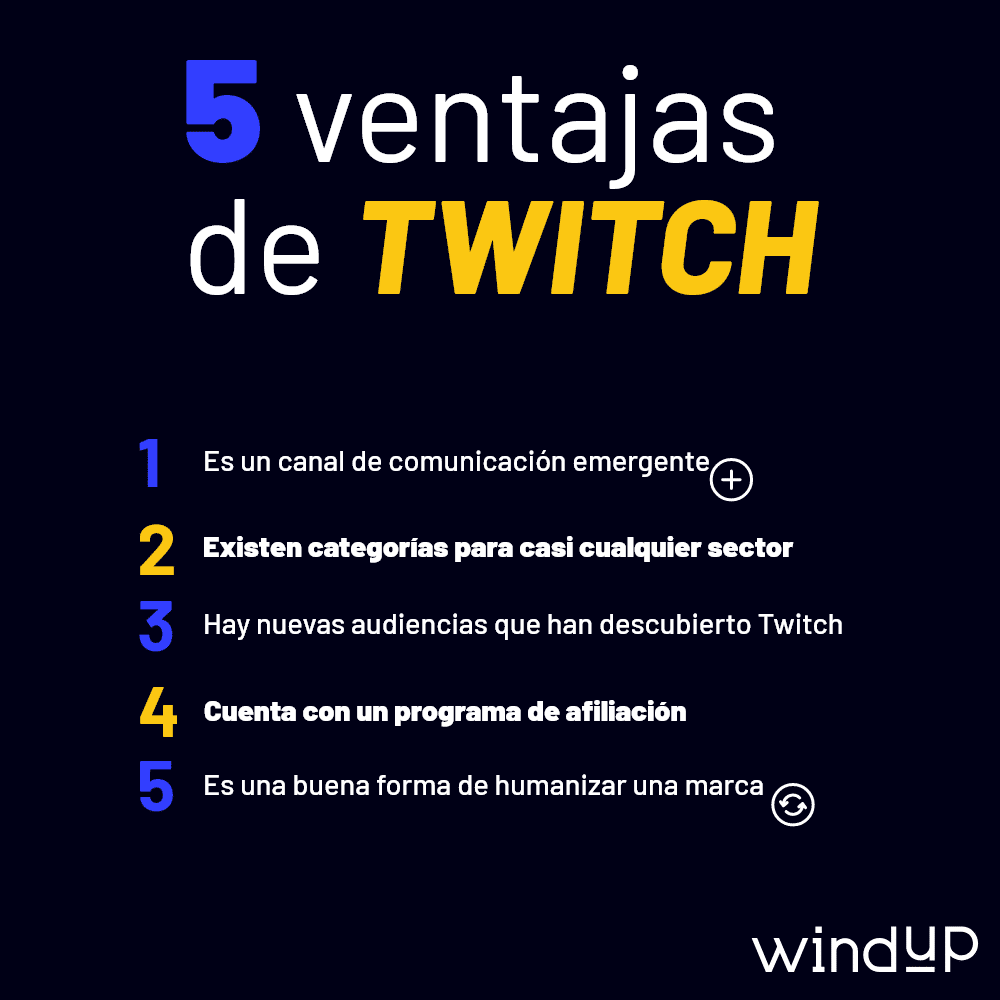5 ventajas de twitch 