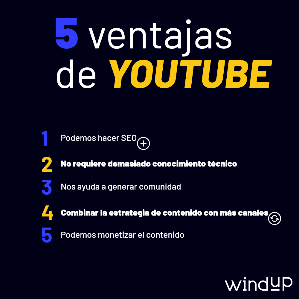 5 ventajas de youtube