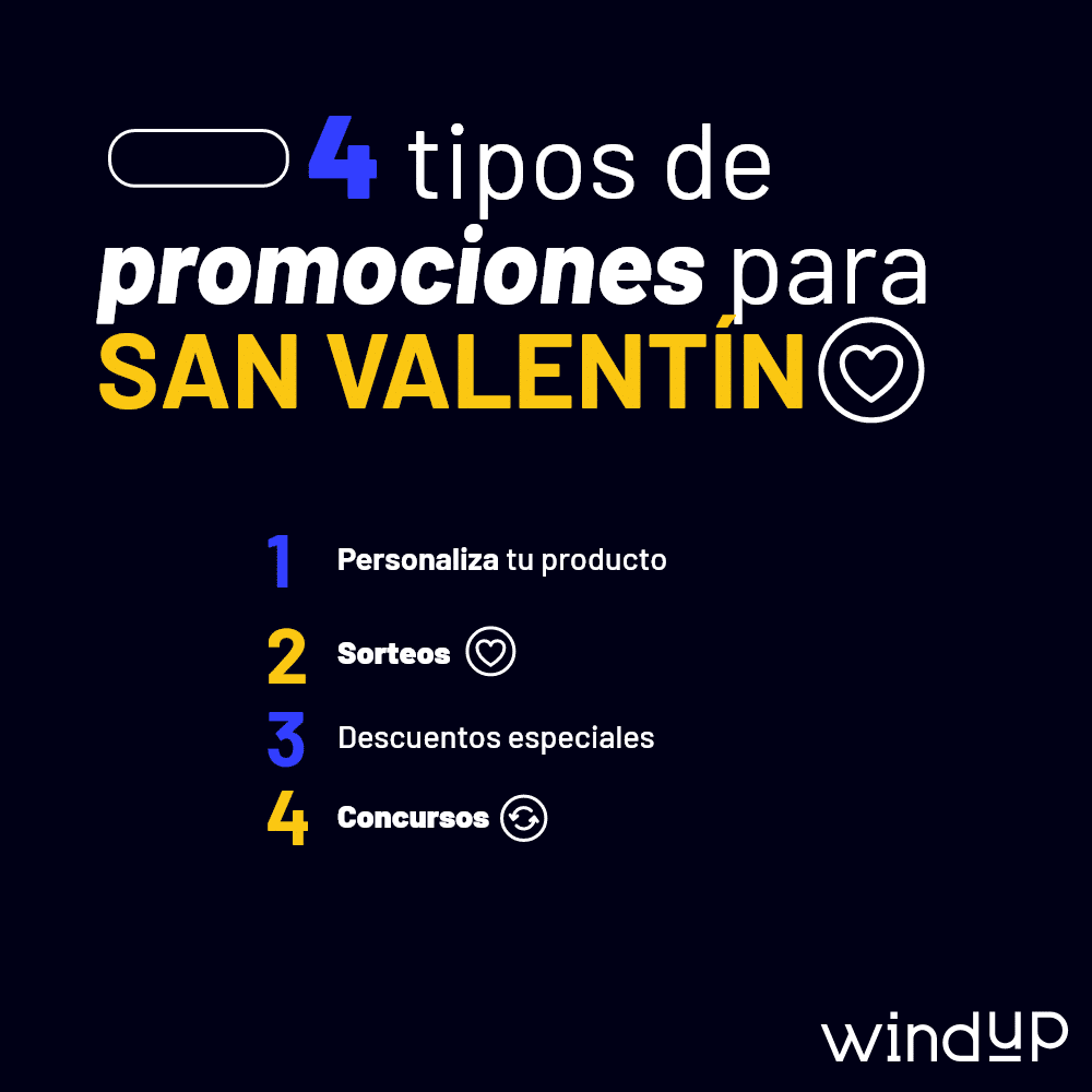 tipos de promociones de marketing para san valentín