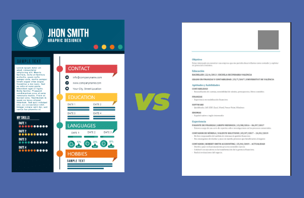 curriculum vitae creativo para marketeros
